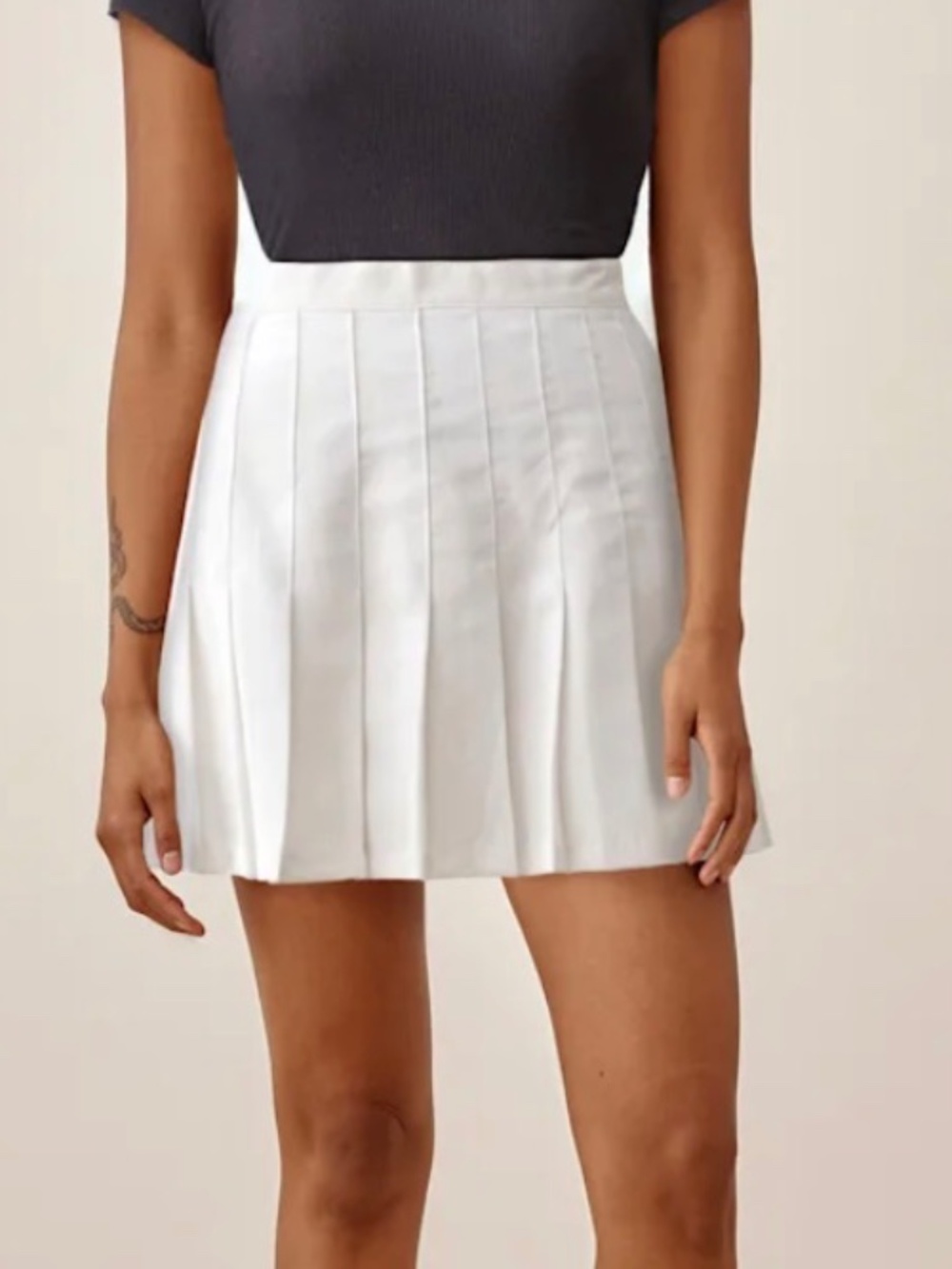 Reformation linen skirt